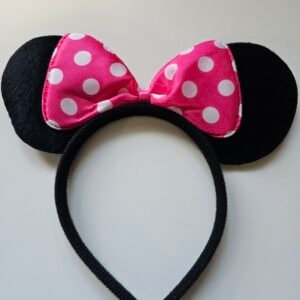 Minnie mouse ears headbands with polka dots