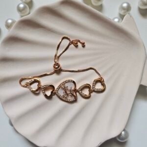 Elara Gold White Heart