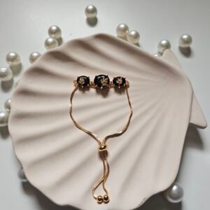 Seraphina Black Stone Bracelet