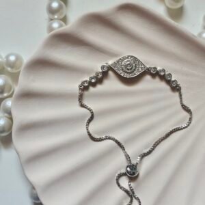 925 Sterling Silver Adjustable Evil Eye