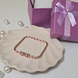 Rose the square bangle