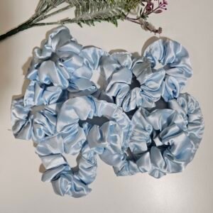 Solid Silk Scrunchies