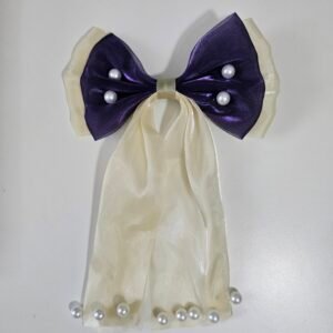 Double Colored Pearly Bow