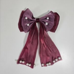 Double Colored Pearly Bow