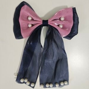 Double Colored Pearly Bow