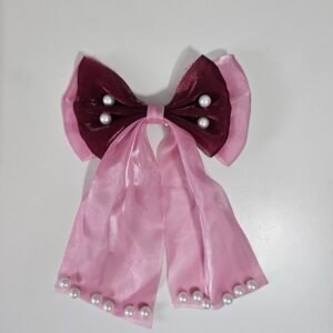 Double Colored Pearly Bow