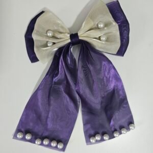 Double Colored Pearly Bow