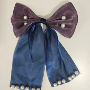 Double Colored Pearly Bow