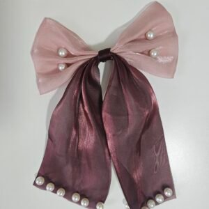 Double Colored Pearly Bow