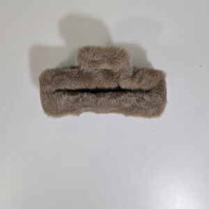 Faux Fur Fuzzy Claw Clip