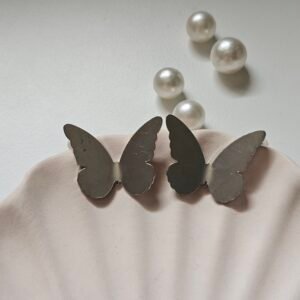 Silver Chunky Butterfly Bold
